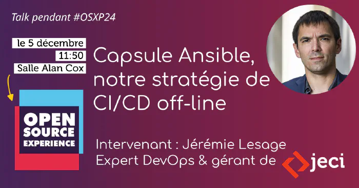 Ansible Talk at Open Source Experience (OSXP) 2024